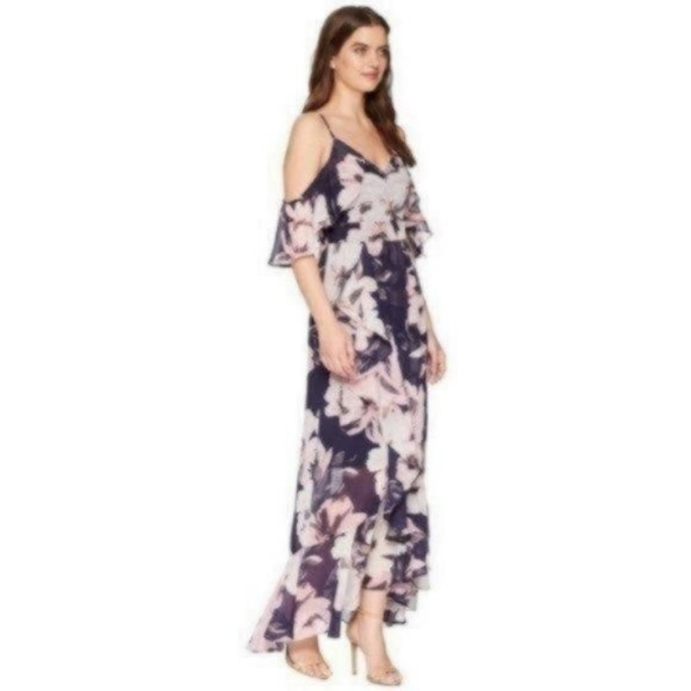 Vince Camuto Cold Shoulder Floral Maxi Dress Gift